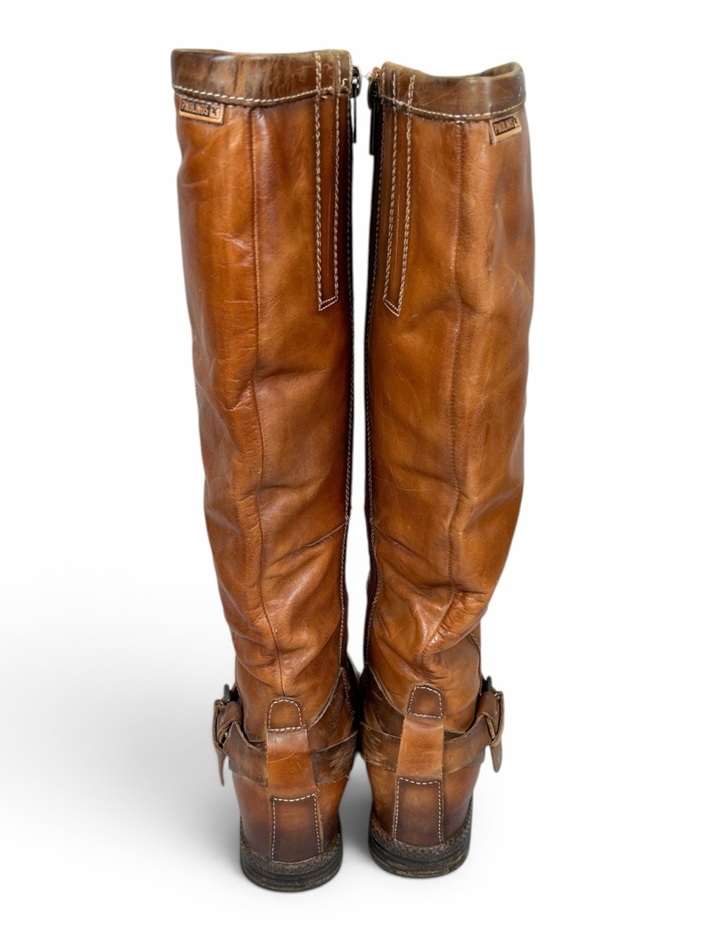 Pikolinos Ordino Tall Brown Leather Riding Boots - Picture 5 of 9